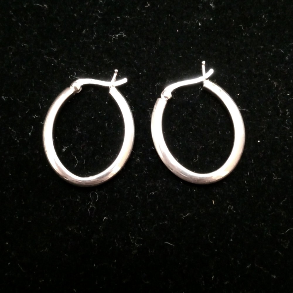 Hoop Earrings 925S Silver